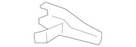 865c3-s8000 Hyundai Genuine Bumper Cover Mount Bracket