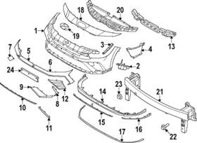 865e2-aana0 Hyundai Genuine Bumper Bracket