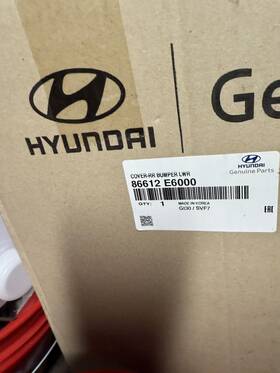 86612e6000 Hyundai Genuine Rear Bumper Lower Cover Oem Sonata Hybrid 2016-2017