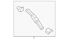 86614-d3000 Hyundai Genuine Bumper Cover Bracket