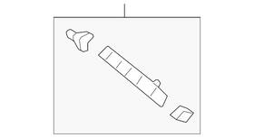 86614-f2aa0 Hyundai Genuine Side Retainer