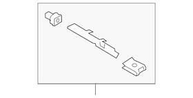 86651-k2000 Hyundai Genuine Side Bracket