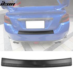 Rbp-si15dtobp2 Ikon Motorsports Fits 15-21 Subaru Wrx Sti 4th Rear Bumper Cover Protector Step Plate Pad Guard