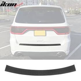 Str-ddur11-oe Ikon Motorsports Fits 11-25 Dodge Durango Oe Style Rear Bumper Protector Guard Step Plate Pad Pp