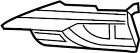62257-9nt3a Infiniti Genuine Finisher-front Fascia Left-hand