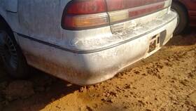 850222l925 Infiniti Rear Bumper Fits 96-99 I30 Oem