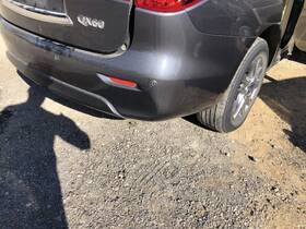 850223ja0h Infiniti 2014 2015 Qx60 Rear Bumper Assembly K50 Black With Park Assist 895007