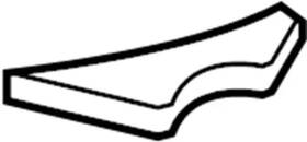 Infiniti 852215vg0a Genuine Bumper Cover Bracket
