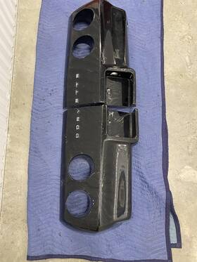 91175 J&d Fiberglass 1974 Corvette Rear Bumper - Two Piece