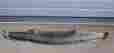 J11419 Impala 1958 Lower Bumper Filler Panel Breast Plate 58 Original Biscayne
