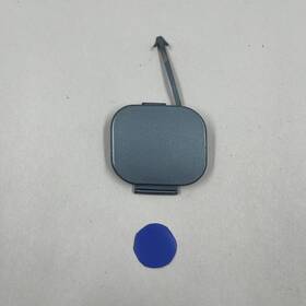 4x43-17e811 Jaguar 2002-2009 X-type Oem Front Bumper Tow Hook Cover Frost Blue Metallic 2053