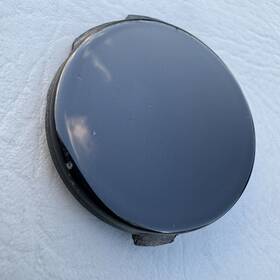 6w83-17k950-a Jaguar 2007-2009 Xk Front Bumper Tow Hook Eye Cover Cap Black Oem