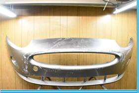 6w8317d957hb Jaguar 07-09 Xk Front Bumper Cover Panel Silver Oem