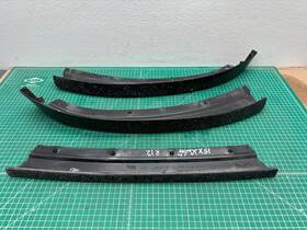 Cw9m-17d751 Jaguar 10-19 Xj Xjr Front Bumper Lower Spoiler Cover Set Of 3 Oem