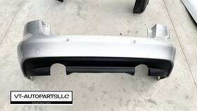 Gx63-15b484 Jaguar 2016-2020 Xf Rear Bumper Cover Assembly With Pdc Rhodium Silver Oem