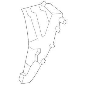 T2h4367 Jaguar Genuine Side Bracket