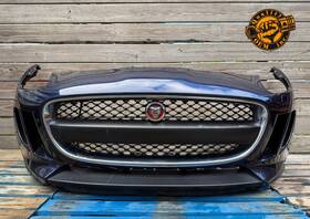 Ex53-17f018-ab Jaguar T2r13864 2014-2017 F-type Front Bumper Cover With Grilles Assembly Blue / 1am Oem