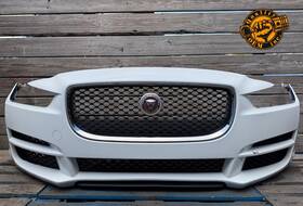 Gx73-17e841-ab Jaguar T4n7603lml 2016-2019 Xe Front Bumper With Grilles Assembly Fuji White Oem 61 Kmiles