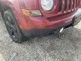 105-00540c Jeep/plymouth Truck Front Bumper With Cover Trim Plate Fits 11-17 Patriot 832566