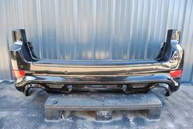 Rbr-2117b Jeep 14-15 Grand Cherokee Srt Rear Bumper Cover With Park Assist Sensors Black Oem