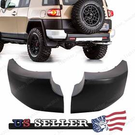 To1105122 Jws-lh Pair Black Rear Corner Bumper End Cap Pad And Rh For 07-14 Toyota Fj Cruiser Us