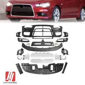 Jx Jyhrgc1073 For Mitsubishi Lancer 2008-2015 Evo Style Front Bumper Complete Set