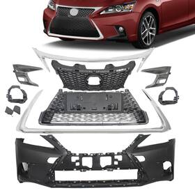 Mfaogc931 Jx Front Complete Bumper For 2011-2017 Lexus Ct200h To 2016 F-sport Style