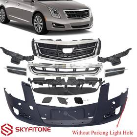 Sfoegc910 Jx Fits Cadillac Xts 2016-2017 Front Bumper With Sensor Holes/grilles/brackets Kit