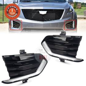 1kpgm1230008 Karpal Front Right Bumper Cover Grille For 17-19 Cadillac Xt5 Black 23464905 23464906