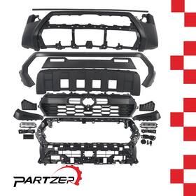 1kpty1205k19 Karpal Front Bumper Cover Grille Set With Fog Lights For 2024 2025 Toyota Tacoma