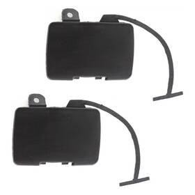 Karparts360 800111021334 For Volvo S60 2001-2004 Tow Eye Covers Driver And Passenger Side Pair Black