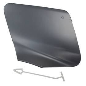 Llx-mb1029148-cl360a71 Karparts360 For Mercedes-benz Cls550 2015-2018 Tow Hook Cover Front Primed Gray With Amg