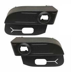Llx-pair-ni1029116-cl360a70 Karparts360 For Nissan Titan 2017-2019 Tow Hook Bezel Driver And Passenger Side Pair Front