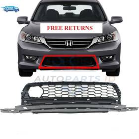 71103t2aa10 Keystone Automotive Operations New 2013-2015 Honda Accord Front Bumper Grille Textured Dark Gray Ho1036117