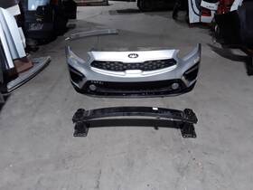105-10258g Kia Front Bumper Satin Chrome Upper Grille Surround Fits 19-21 Forte 802358