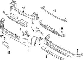 86510-gg000 Kia Genuine Bumper Cover