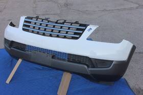 86512-2j005 Kia 09-11 Borrego Front Bumper Assembly Fog Cover Grill Foam Genuine Oem White