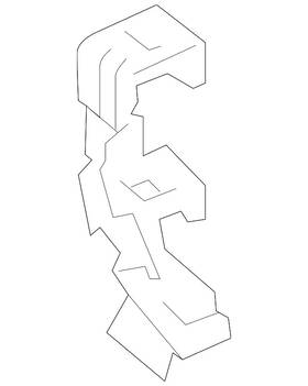 86556-2p000 Kia Genuine Bumper Cover Lower Bracket