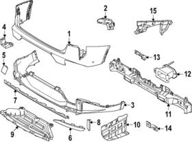 86610-gg120 Kia Genuine Bumper Cover