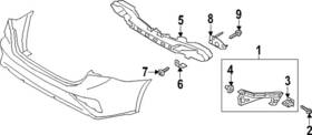 86651-m7eb0 Kia Genuine Side Bracket