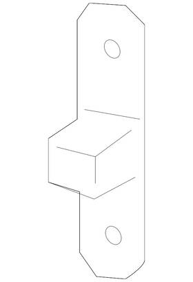 86653-2p000 Kia Genuine Mount Bracket