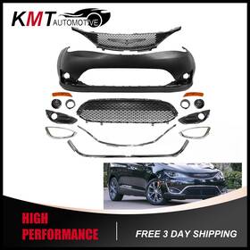 Kmtot002017a Kmt Automotive B Fits 2017-2020 Chrysler Pacifica New Front Bumper Complete Cover With Fog Lamp