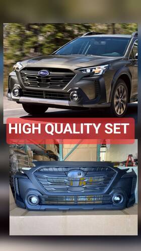 Kmtot002941a Kmt Automotive B C Front Bumper Kit With Grille And Fog Lights For 2023-2024 Subaru Outback Usa Built