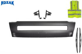 Vn31335 Kozak New Black Bumper Center Cover Bracket Compatible With Volvo Vnl 2004-2015 Truck
