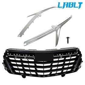 Lablt Om221319oc Front Bumper Grille With Chrome Trim Grill For Chevrolet Equinox 2022-2023