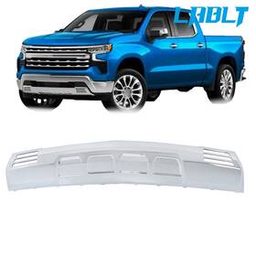 Om345654oc Lablt Front Bumper Valance Skid Plate Chrome For 2022-2023 Chevy Silverado 1500