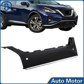 Lp640584ks Labwork 1 Piece Front Bumper Cover Insert Trim Plastic Black For Nissan Murano 2019-2024