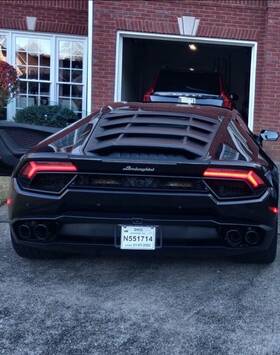 4t0807497j Lamborghini Huracan Lp580-2 Rear Bumper Like Brand New