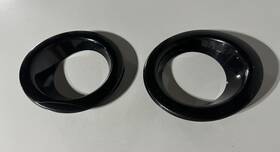 Dxb000231 Land Rover 06-09 Range Sport L320 Front Left And Right Fog Light Bezel Trim Set Black