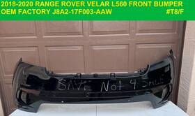 J8a2-17f003 Land Rover 2018 2019 2020 Range Velar L560 Front Bumper Oem J8a217f003 Factory